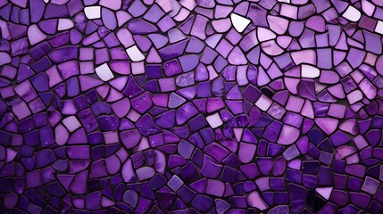 Wall Mural - mosaic purple texture background