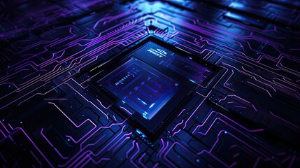 futuristic dark tech background