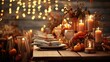 candles thanksgiving light