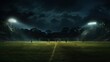 grass dark football field