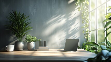 Poster - Clean Interior Office Space Background