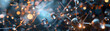 Nanotechnology swarm metallic sheen