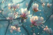 Blossoming Serenity A Springtime Tableau Generative AI