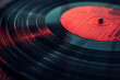 A 4K image of a classic vinyl record, showcasing its grooves and retro charm.
