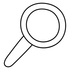 Poster - Perfect design icon of magnifying glass

