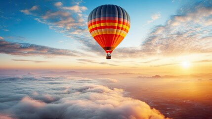 Canvas Print - balloon sky light