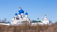 White Monastery Blue Domes