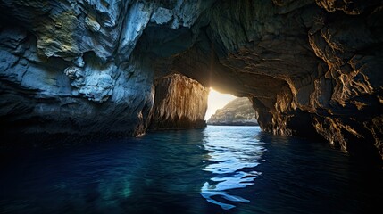 water blue grotto