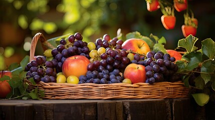 Canvas Print - harvest produce oranic farm