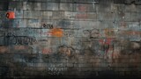 Fototapeta Sport - graffiti concrete wall dark