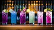 violet purple cocktails