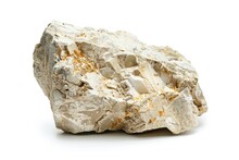 Isolated Diatomite Rock With Noise And Grain Texture.