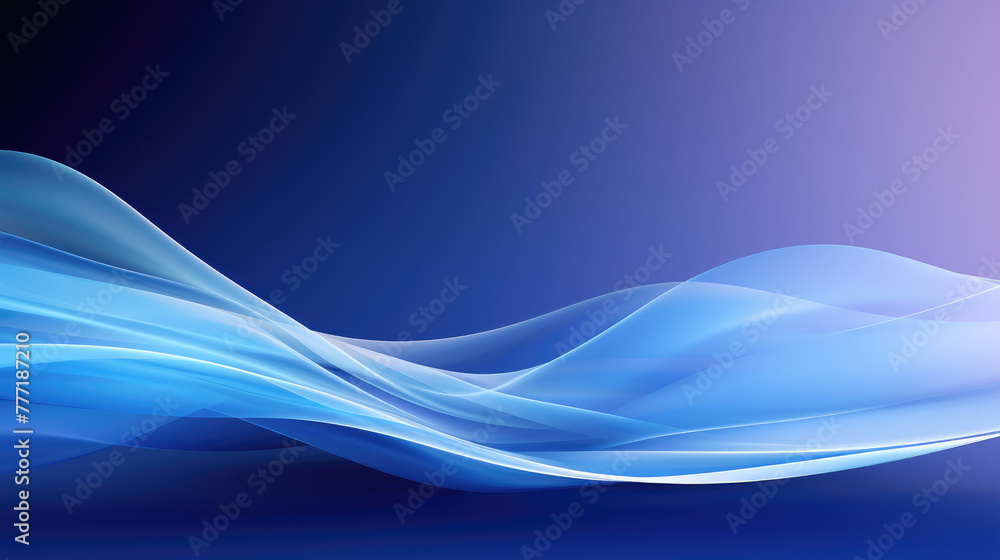Flowing dot particles wave line pattern blue and purple gradient light ...