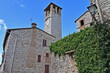 Corciano, la chiesa dell'Assunta e campanile nel vecchio borgo - Perugia, Umbria