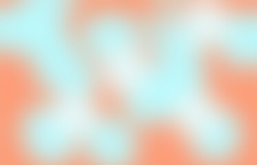 Wall Mural - peach blue gradient. colors of packaging for sweets or cosmetics.