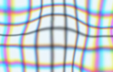 Wall Mural - abstract defocused image with chromatic aberration effect. reticle in out of focus and with spcular 