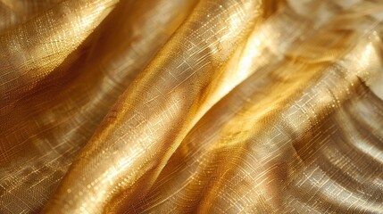 Poster - Gold metallic texture. Generative AI