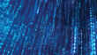 Binary code on blue background concept of cyberspace