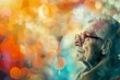 abstract background for Older Americans Month 