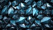 Abundant blue crystals stacked high against a dark backdrop