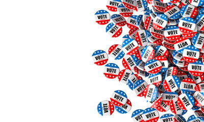 vote pins background