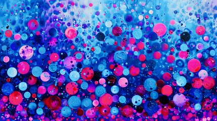 Canvas Print - background with bubbles