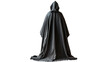 The invisibility cloak works, rendering its wearer unseen isolated on white background