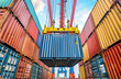 ships, containers, cranes, cranes that move containers, trade, exports
