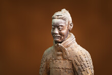 Terracotta Army In Xi'An, China; Portrait Of A Warrior