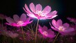 Élégance florale au bord de l'étang : L'épanouissement enchanteur des lotus et roses mauves, symboles de la beauté naturelle, dans un jardin aquatique où les fleurs dansent au gré du flux d'eau, offra