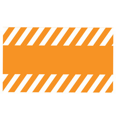 Sticker - Black and yellow warning line stripes on a rectangular background, yellow and black stripes diagonal, a warning potential danger vector template caution border sign