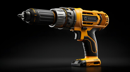 Poster - Drill Construction Icon 3d