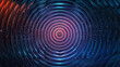 Abstract visualization of acoustic vibrations, with concentric circles and waves in harmonious colors to represent sound energyhyper realistic, low noise, low texture, futuristic style
