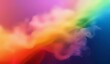 Abstract rainbow smoke background texture. AI generated.