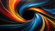 Celestial Abyss: Rainbow Black Hole Background(Generative AI)