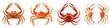 Crab Legs Hyperrealistic Highly Detailed Isolated On Transparent Background Png File