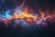 Colorful Nebula in Outer Space