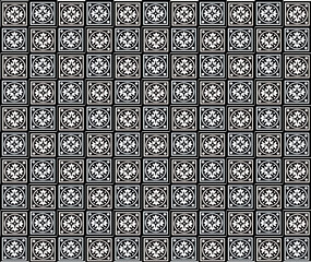 Sticker - black and white pattern pattern background unique design