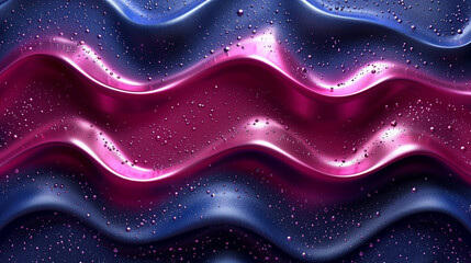 Abstract 3D fluid shapes in light pastel purple, pink and blue colors Background