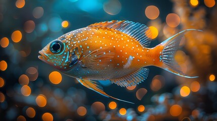  A fish image softly blurred