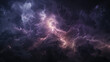Electrified Skyscape: Lightning Strikes and Cloud Turbulence