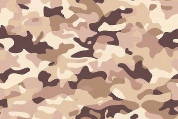 Beige and brown camouflage background.