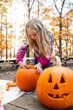 © Bethany Birnie/Stocksy - Pumpkin Carving afternoon