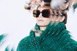 © Serge Filimonov/Stocksy - Sun portrait woman in sunglasses with kaleidoscope effect