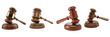 © Imran - Set of Judges gavel on transparent background Remove png