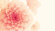 Affirmation Card Dahlia Flower Illustration Generative AI