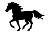 Fototapeta  - horse silhouette vector illustration