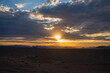 Sunrise in the namib desert close to sosusvlei 