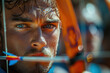 © yuliachupina - Archers aiming their bows with focus and precision during an Olympic archery contest, illustrating skill and patience.