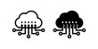 © Kosong - Cloud computing icon. flat illustration of vector icon for web